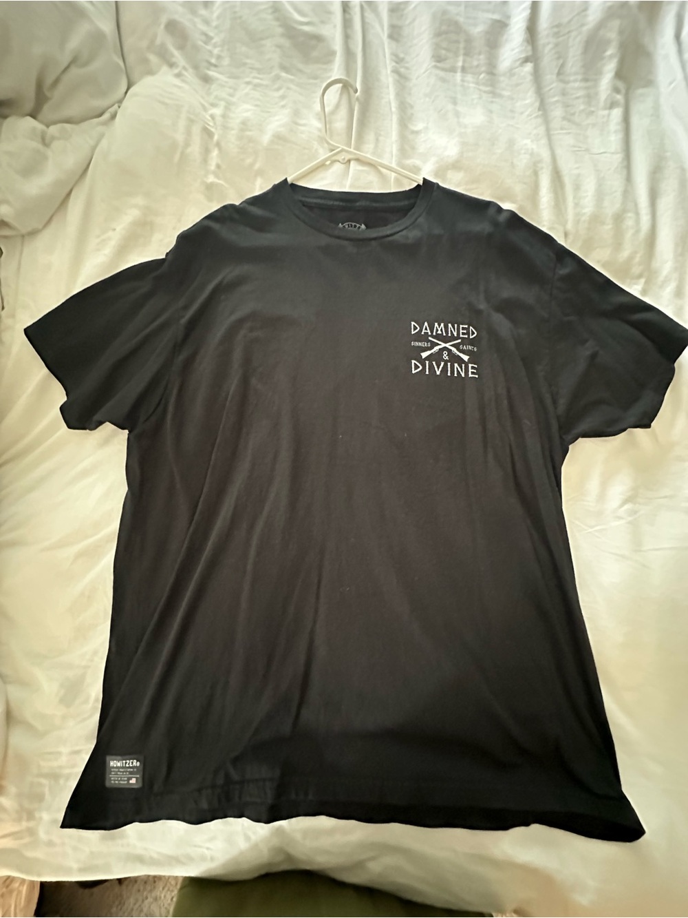 Howitzer Outlaw Til I Die Black Graphic Tee - - Picture 2 of 4